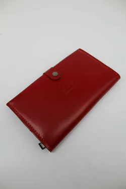 Кожаный кошелек Bend (Бенд) - Красный Кожаный кошелек Bend (Бенд) - Красный