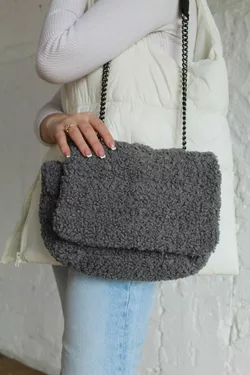 Клатч Sherry (Teddy) - Серый Клатч Sherry (Teddy) - Серый